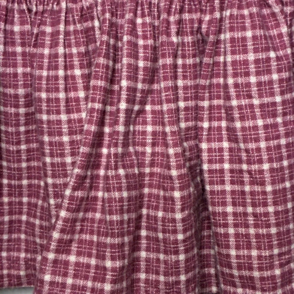 Vintage 90s Little Precious‎ Girls 4T Valentine Angel Dress Plaid USA Made Cupid